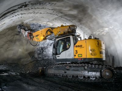 THI CÔNG ĐÀO HẦM BẰNG MÁY CÀO BÓC THỦY LỰC