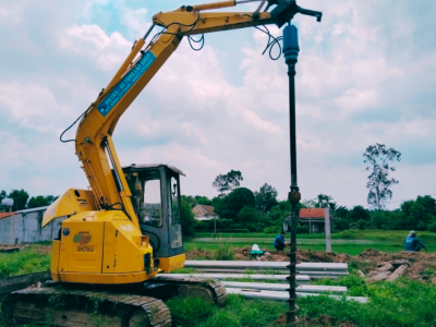 PHÂN PHỐI MÁY KHOAN AUGER TORQUE 4500MAX CHO NHÀ THẦU THI CÔNG ÉP CỌC